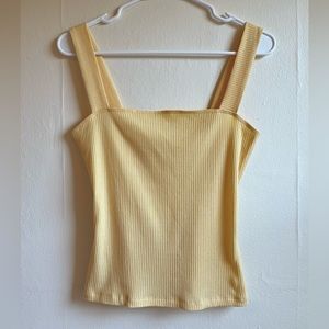 Reformation yellow tank top